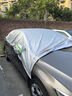 澳昶羴汽車(chē)半罩車(chē)衣車(chē)罩四季通用防曬防雨隔熱遮陽(yáng)罩半身前擋加厚車(chē)頂罩 牛津鋁膜防曬半罩款（三廂車(chē)留言車(chē)型 曬單實(shí)拍圖