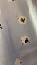 ubras七夕禮物流光滿印翻領(lǐng)短袖短褲套裝家居服涼感睡衣女薄款舒適居家 【女款】短袖短褲-發(fā)呆小羊-藍(lán) XL 曬單實(shí)拍圖