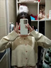 矜持范針織衫女秋季毛衣外套女寬松2025新款慵懶風寬松短款長袖純色百搭 杏色 均碼 曬單實拍圖