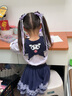 戴維貝拉（DAVE＆BELLA）【庫(kù)洛米聯(lián)名】女童套裝兒童衣服夏裝新款中大童網(wǎng)紗短裙兩件套 丁香紫【秋款】DB3244060 120 cm（建議身高110-120cm） 曬單實(shí)拍圖