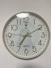 北极星（POLARIS）挂钟 时尚创意客厅钟表 简约石英钟12英寸2842黑色 实拍图