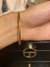 金至尊（3D-GOLD)黃金手鐲實心傳承素圈足金999鐲子送女友老婆媽媽七夕禮物計價 光面56圈-金重29.93克以證簽多退少補(bǔ) 曬單實拍圖