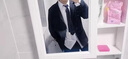 唐號西裝男雙排扣英倫風新郎結婚西裝外套男痞帥高級西服商務正裝婚禮 黑色西裝+西褲+白色+馬甲+領帶 L 曬單實拍圖