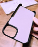 栗好嘉*高檔藍(lán)色碳纖維紋半包適用iphone16promax蘋果15手機(jī)殼14超薄13硬 黑色碳纖維紋半包手機(jī)殼 蘋果14 曬單實(shí)拍圖