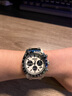 精工精工精工手表男SEIKO精工PROSPEX熊貓款太陽能三眼鋼帶男表SSC813 SSC813P1 送皮帶 39mm 曬單實拍圖