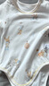 貝瑞加（Babyprints）嬰兒連體衣寶寶長(cháng)袖包屁衣新生兒爬服純棉三角哈衣四季內衣松鼠73 曬單實(shí)拍圖