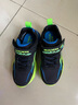 Skechers斯凱奇童鞋男童閃燈鞋秋季休閑運動(dòng)鞋兒童鞋開(kāi)關(guān)發(fā)光潮鞋400103L 黑色/藍色/檸檬色/BBLM 27.5 曬單實(shí)拍圖