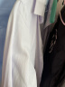 南极人衬衫男纯色长袖商务衬衫男士棉质舒适衬衣外套修身西装白衬衫男XL 实拍图
