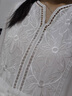 clotho Rennie品牌女裝連衣裙女中長(zhǎng)款2025夏季新品優(yōu)雅氣質(zhì)系帶收腰顯瘦A字裙 藍(lán)色 M 曬單實(shí)拍圖