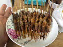 千戶侯 右玉有機羊肉 生鮮 新鮮羔羊肉串800g 燒烤食材半成品 清真食品 后腿瘦肉 40串/800g 曬單實拍圖