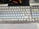 羅技（Logitech）萌寵樂園系列限定K98M客制化機械鍵盤 無線鍵盤藍牙雙模mac ipad 98鍵外接電腦筆記本AI熱插拔禮物 K98M珍珠白-冰淇淋小熊 曬單實拍圖