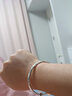 老廟莫比烏斯環(huán)足銀手鐲推拉銀鐲子麻花手環(huán)送女友老婆七夕情人節(jié)禮物 莫比烏斯手鐲約21g+禮盒 曬單實(shí)拍圖