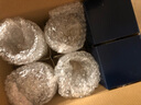 石島歐式水晶玻璃水杯套裝家用牛奶果汁杯綠茶泡茶杯玻璃杯花茶杯水杯 矮圓款 360ml 6只 曬單實(shí)拍圖