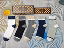 良人訪(fǎng)襪子男秋冬100%純棉升級抗菌防臭襪休閑襪吸汗耐磨透氣襪中筒襪子 100%純棉【升級山茶花精油】 5雙 曬單實(shí)拍圖