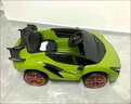 GELSA正版兒童電動(dòng)汽車(chē)蘭博基尼玩具跑車(chē)四輪遙控可坐大人男女小孩禮物 雙驅黃大鋰電+搖擺避震+皮座軟輪 曬單實(shí)拍圖