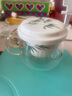 美斯尼 玻璃茶杯茶水分離水杯陶瓷過濾內(nèi)膽辦公室茶杯茶具高硼硅泡茶杯 竹格（300毫升） 曬單實拍圖