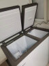 海尔（Haier）冰柜家用小型双温双箱大冷冻小冷藏彩晶玻璃面板小冷柜家用减霜 【白色】双门双温 182L 实拍图