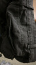 7家优品 牛仔裤男士春夏季新款美式高街休闲直筒弹力修身微喇长裤子男 HCFS-2002黑色常规 L 实拍图