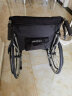 鱼跃（yuwell）医用折叠手动轮椅 铝合金加强承重加长座宽 老人代步便携轮椅车H065C 实拍图