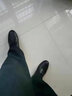 洛克華菲頭層牛皮男靴秋冬季加棉保暖休閑靴男士戶外防滑雪地靴商務(wù)馬丁靴 黑色（普通款） 41 曬單實(shí)拍圖