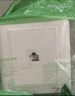 施耐德開關(guān)插座面板 睿意系列白色 家用86型 10A開關(guān)一開單聯(lián) 雙開單控 曬單實(shí)拍圖