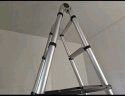 镁多力（midoli）家用人字梯伸缩梯子加厚多功能铝合金工程折叠梯升降升缩梯登高梯 多功能2.5米【免安装+超大关节】 实拍图