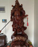 伯莎丹頓關(guān)公擺件武圣送公司店鋪開(kāi)業(yè)禮品辦公室大型落地關(guān)羽像關(guān)圣帝君 2米忠義千秋 鐵木 曬單實(shí)拍圖