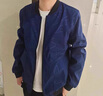 DUDR男士外套秋冬季2024新款潮流寬松工裝夾克棒球領(lǐng)中年休閑衣服男裝 GK91黑色 XL 曬單實(shí)拍圖