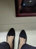 一兜老北京布鞋女單鞋春秋新款時(shí)尚一腳蹬軟底上班工作鞋飛織豆豆鞋 黑色77138 37 曬單實(shí)拍圖