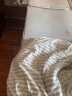 MUJI 棉天竺 被套 床上用品 被罩单件被单纯棉全棉四季通用 混米色×混米色条纹 双人用 200*230cm用 实拍图