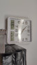 北极星 挂钟14英寸万年历温湿度计创意客厅日历挂表钟表白双液晶 实拍图