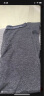 莫代尔秋裤男士保暖裤男生薄款秋裤单裤磨绒棉毛打底裤 黑灰3XL 实拍图