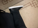金利來（Goldlion）男鞋休閑鞋男士皮鞋頭層牛皮運動板鞋系帶日常百搭潮懶人鞋 黑色 43 曬單實拍圖