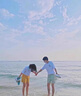 MDlila【兩件】情侶裝衣服夏季裝短袖t恤2025新款一男一女套裝班服定制 幸運男白+遇見(jiàn)女白 XL 男/女L 曬單實(shí)拍圖