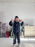 G.DUCKKIDS男童套裝春秋裝小童衣服2025新款秋季兒童帥氣工裝兩件套男孩潮酷 綠 140 cm 曬單實(shí)拍圖
