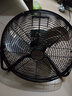金羚趴地扇工業(yè)風(fēng)扇強力風(fēng)扇臺式大功率家用趴地扇工地坐爬地電扇商用 特價(jià)14寸二檔：建議家/宿/臺 黑色 曬單實(shí)拍圖