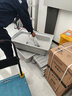 石英石洗衣池陽臺家用洗衣臺盆一體大理石帶搓板室外庭院洗衣水槽 90花邊擋水 曬單實拍圖