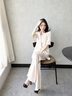 Sugargirl夏季小西服套裝西裝女裝休閑時(shí)尚通勤職業(yè)正裝氣質(zhì)女神范西裝外套 單褲 S 曬單實(shí)拍圖