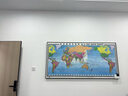 可標識磁吸 世界地圖掛畫(huà) 世界海運交通圖 地理地形圖掛圖 辦公室家用   高端大氣上檔次 超大尺寸帶框高清 世界海運交通圖 100*200CM【磁吸款】 曬單實(shí)拍圖