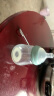 小土豆（potato）萌熊玻璃奶瓶新生婴儿防胀气宝宝吸管奶瓶宽口径防摔 浅黛蓝150mL （新生儿mini版） 实拍图