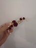 曉青瓜結婚喜婆婆頭花盤(pán)發(fā)紅色飾品發(fā)飾婚禮頭花敬酒服發(fā)飾喜慶發(fā)夾 紅色玫瑰發(fā)夾F2344 曬單實(shí)拍圖