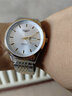 冠琴（GUANQIN）名表十大品牌手表男士全自動(dòng)機械表防水精鋼商務(wù)夜光瑞士學(xué)生腕表 【進(jìn)口機芯】間金白面 曬單實(shí)拍圖