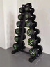 必動（BESSGYM）健身房專用6位A型啞鈴架+105KG啞鈴 固定啞鈴家用工作室商用套裝 BG-828-6 曬單實(shí)拍圖