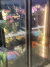 BAKDASH全屏花店鮮花冷藏保鮮柜展示柜風(fēng)冷無(wú)霜花束陳列冷柜冰柜商用冰箱 塑料門(mén)帶燈箱|白|1800*550*1910 曬單實(shí)拍圖