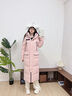 波司登（BOSIDENG）極寒90鵝絨長(zhǎng)款羽絨服男女情侶款過膝防風(fēng)保暖外套 極光粉1457 XS 155/80A 曬單實(shí)拍圖
