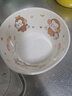 五和（WUHE）兒童碗寶寶碗防摔防燙家用可愛碗兒童餐具卡通嬰兒輔食碗卡通湯碗 萌猴（兒童碗+勺） 曬單實拍圖