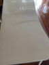 钟爱一生桌布防水TPU免洗餐桌布正方形台布纯色餐桌垫 奶白色180*180cm 实拍图