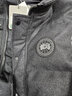 加拿大鵝（Canada Goose）Garson 男士黑標羊毛羽絨馬甲戶(hù)外休閑外套大鵝羽絨服 4151M1 1160 炭黑混色 M 曬單實(shí)拍圖