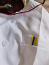 誠墨廚師服夏季長短袖工作服酒店食堂食品廠透氣白色工作服裝工裝廚師 白色紅邊短袖廚師服 XXL 曬單實拍圖