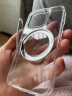 图拉斯O1s支点壳【全新升级】 适用苹果15promax手机壳iphone14pro磁吸支架13防摔超薄透明全包 【全透明】旋转支架丨超强磁吸丨贈金属按键和精美贴纸 iPhone14Pro-6.1英寸 实拍图
